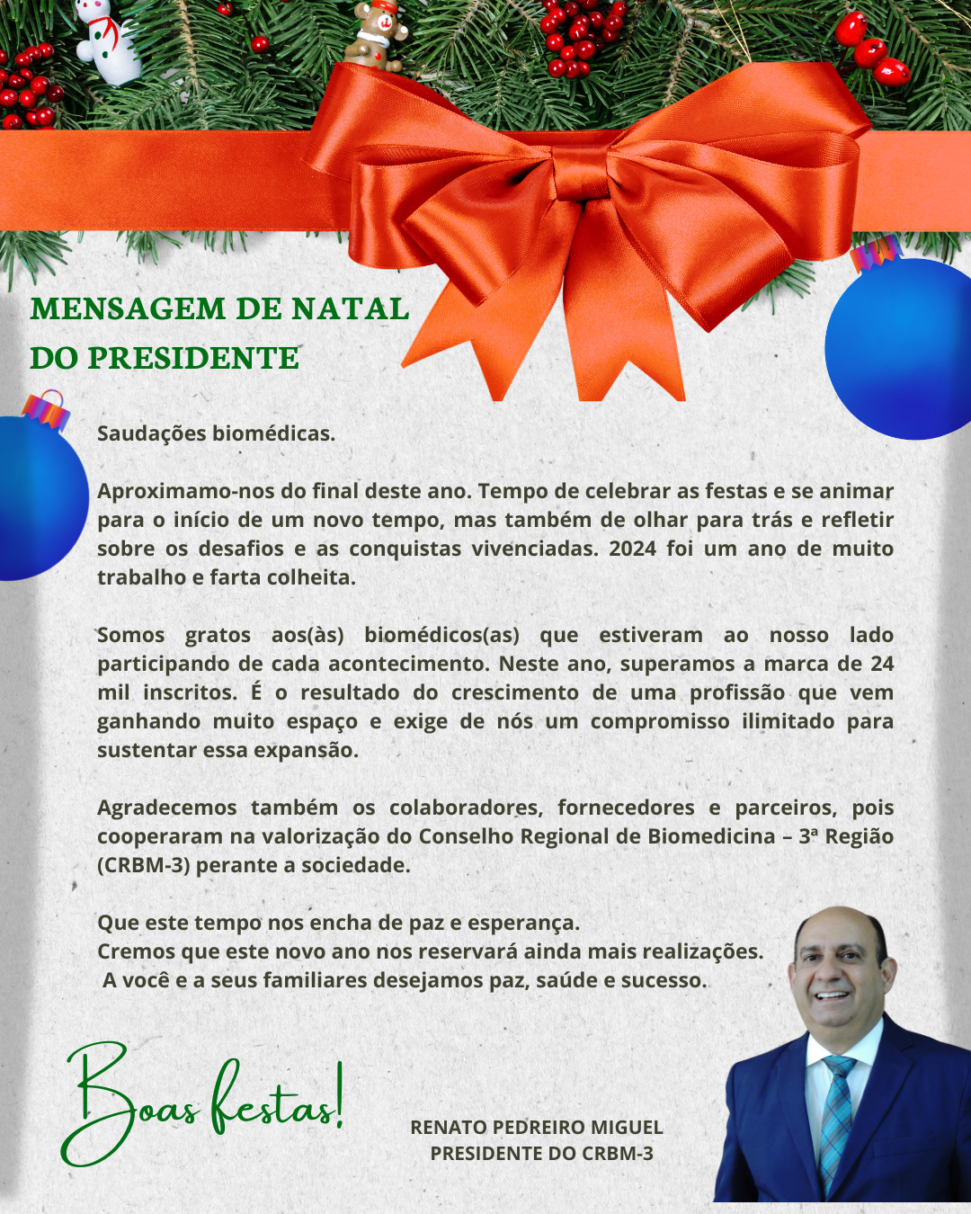 mensagem de natal do presidente